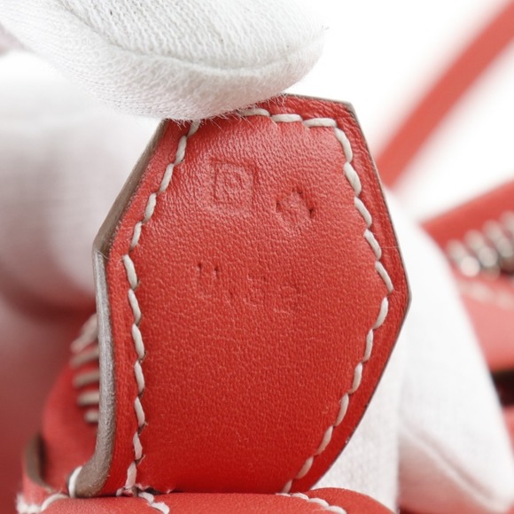 Hermes Bolide Relax 35 Sikkim Rose Jaipur Red □P Women's Handbag - Picture 8 of 9